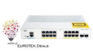 Cisco Catalyst C1000-16FP-2G-L L2 Managed 16-Port PoE+ Switch | 2x1G SFP