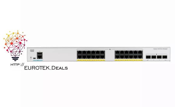 Cisco Catalyst C1000-24FP-4G-L L2 Managed 24-Port PoE+ Switch | 4x1G SFP